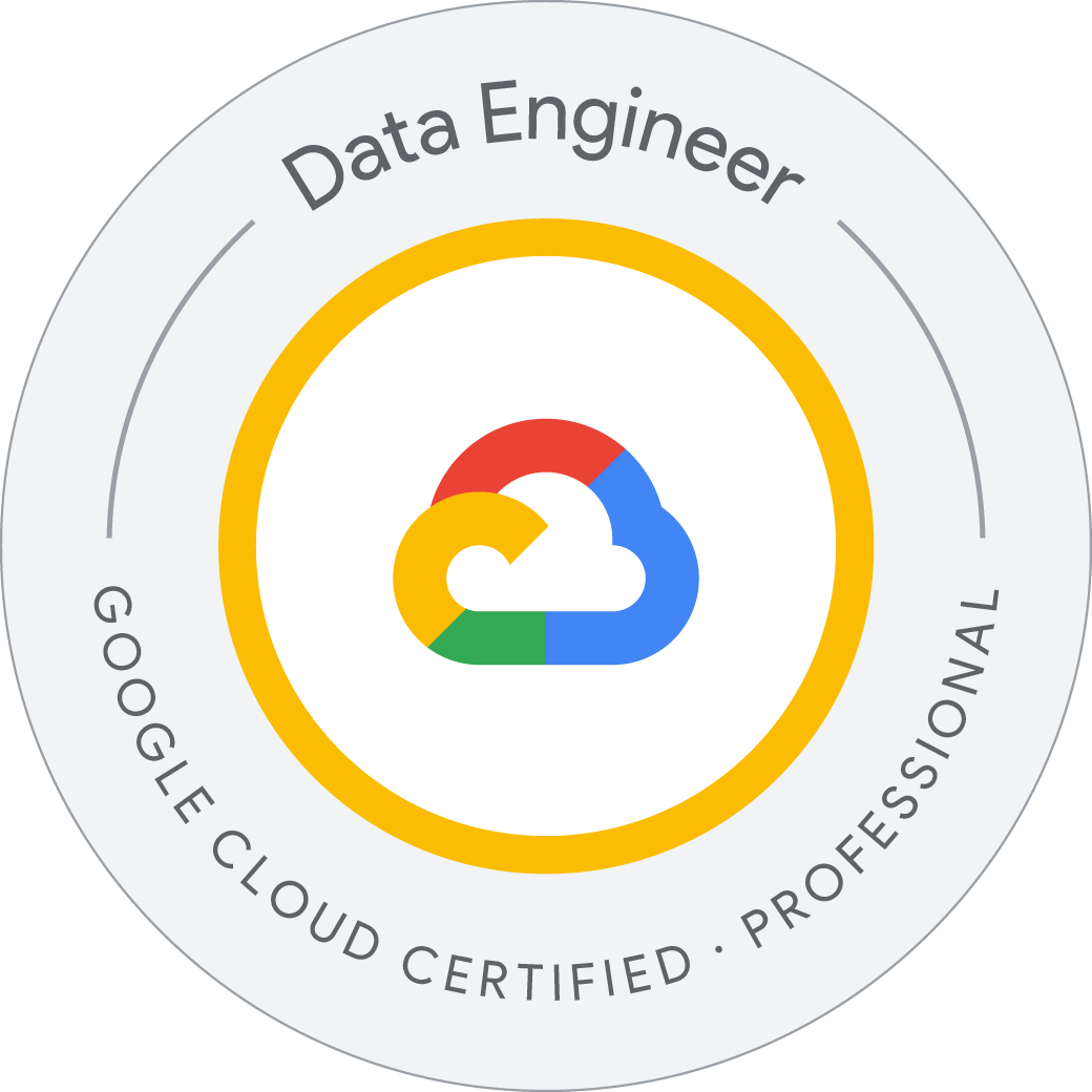 Buena Cloud GmbH - Zertifikat: Google Cloud Professional Data Engineer
